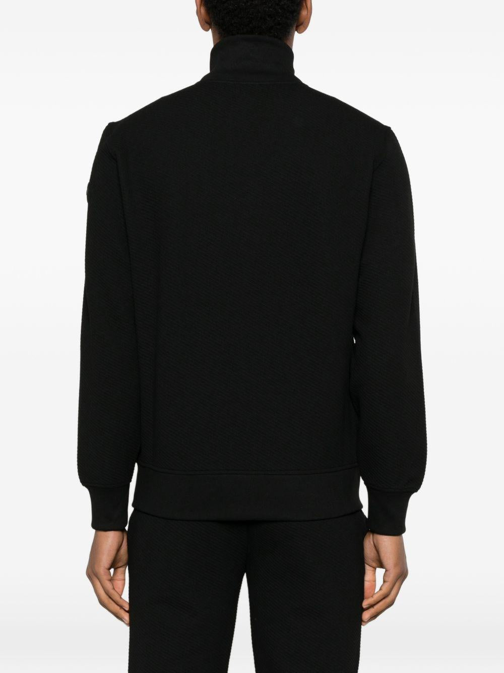 Maglione Colmar con zip nero 