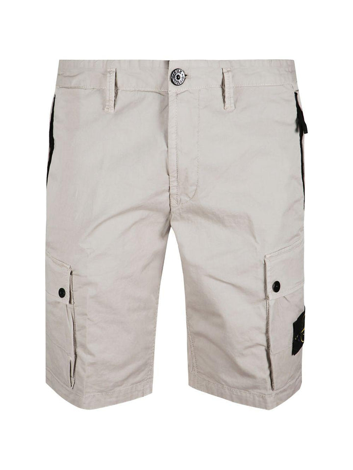 Cargo shorts pearl con patch 