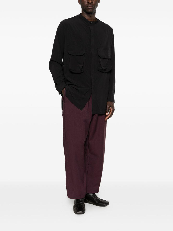 Pantaloni burgundy con coulisse 