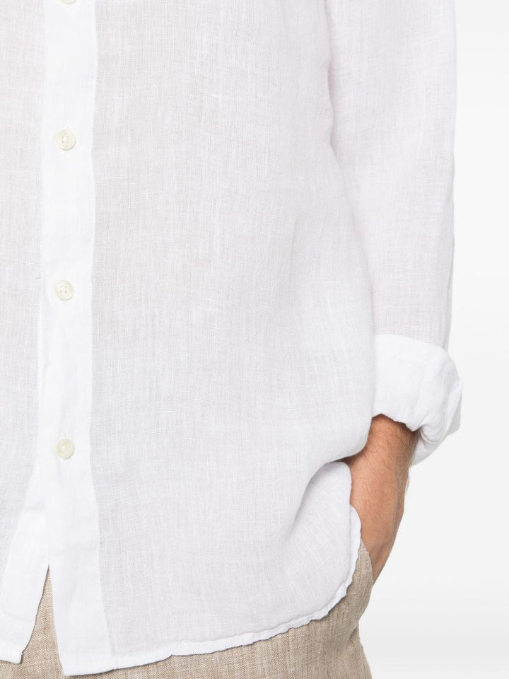 Camicia bianca colletto coreano 