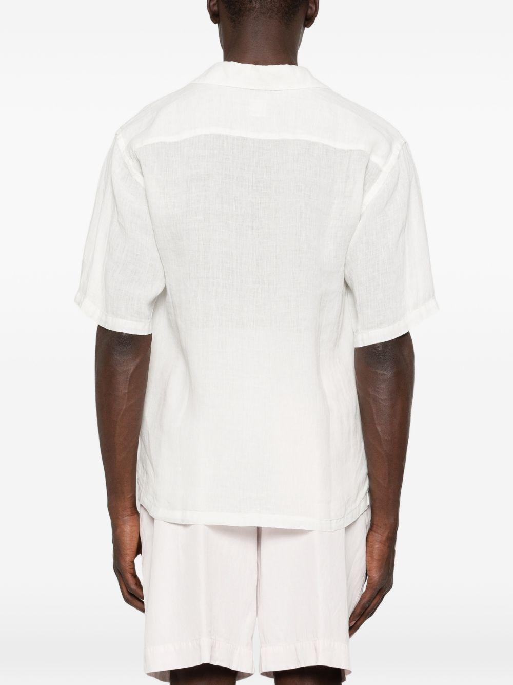 Camicia butter a maniche corte con taschino 