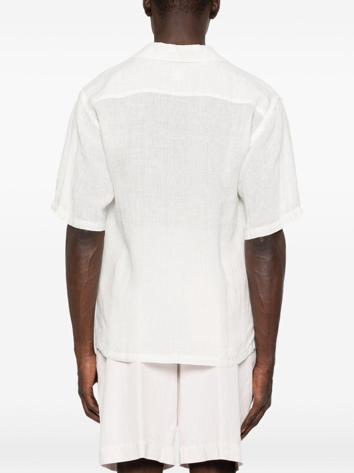 Camicia butter a maniche corte con taschino 