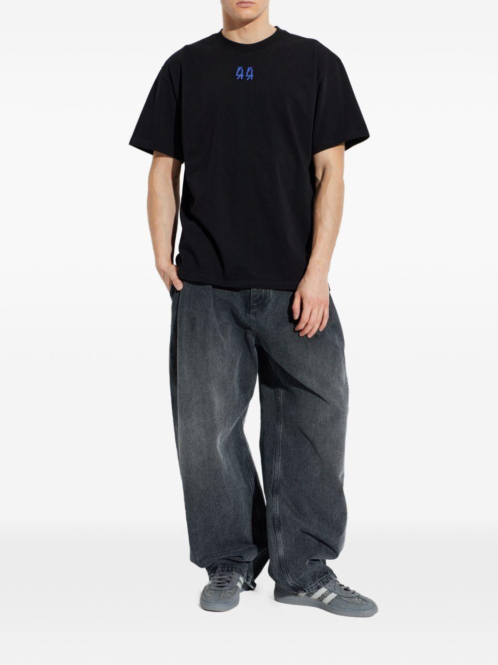 T-shirt stampata nera 