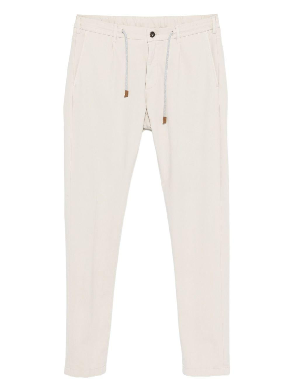 Pantaloni con coulisse sabbia 