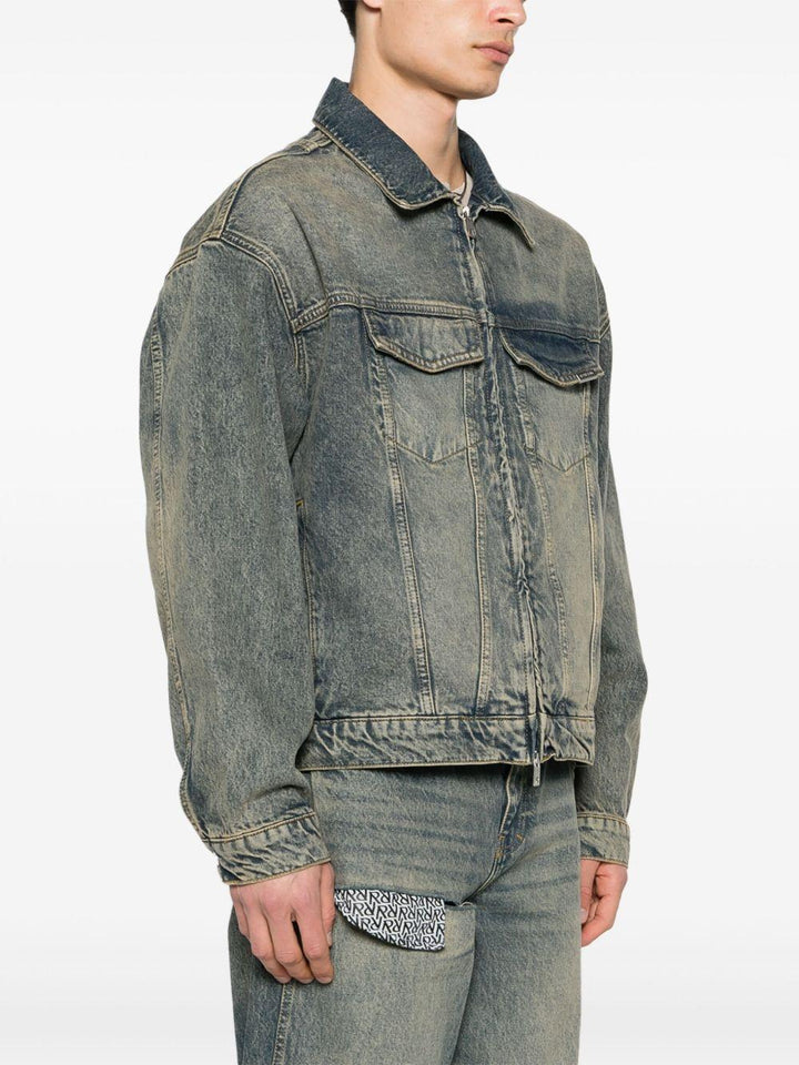 Giacca denim blu cream R4 