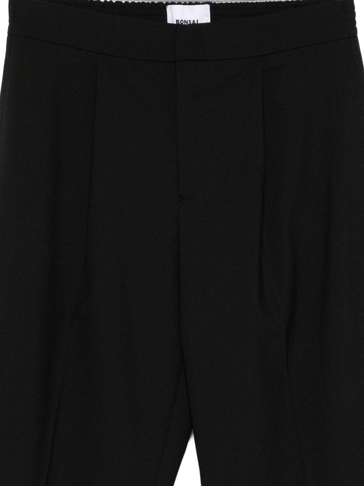 Pantaloni con piega neri 