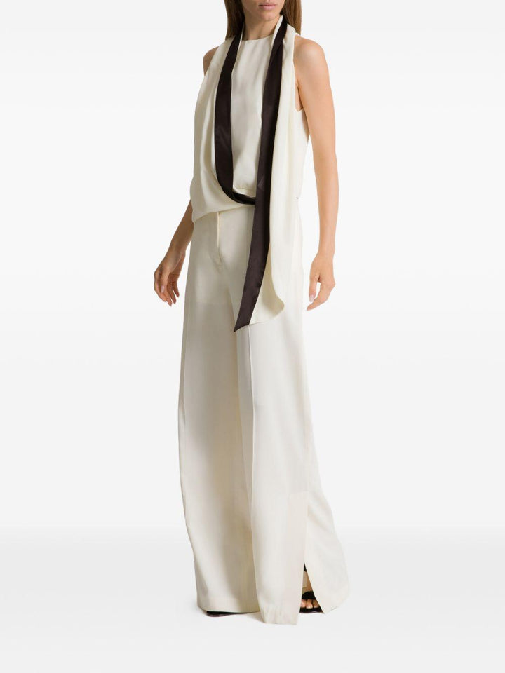 Top con dettaglio foulard 
