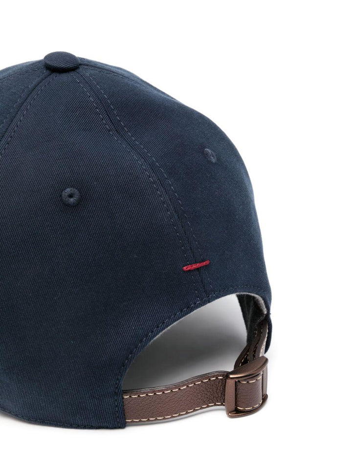 Cappello da baseball blu navy con ricamo 
