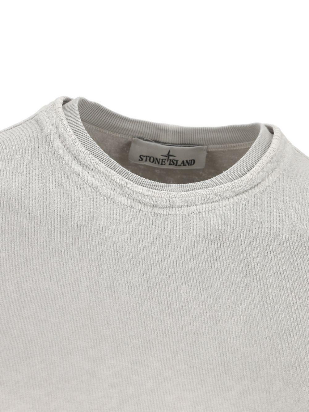 Felpa pearl girocollo con logo 