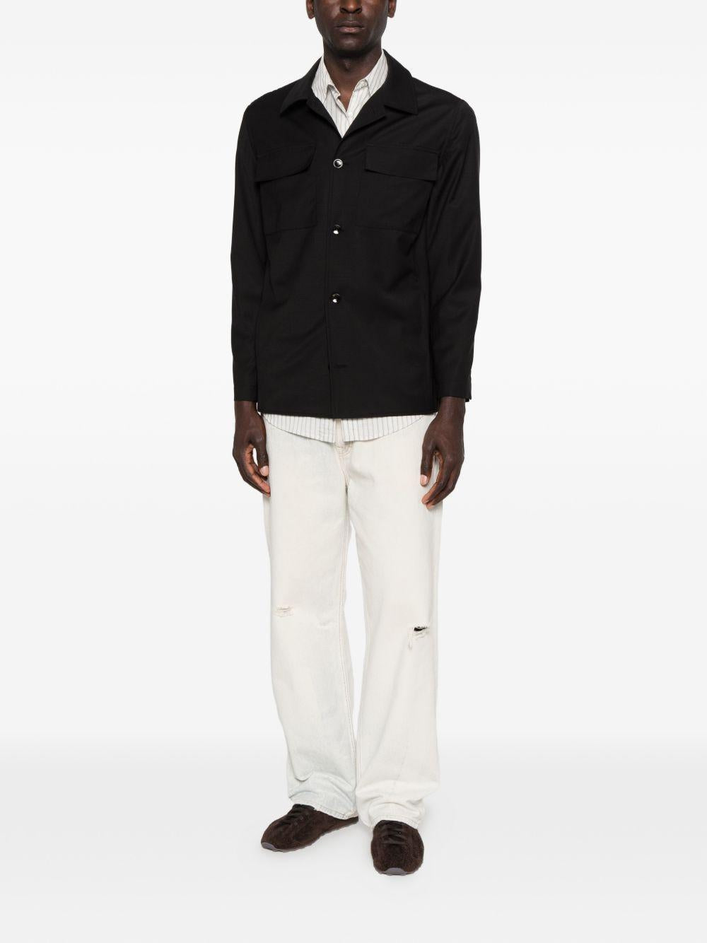 Overshirt James nera 