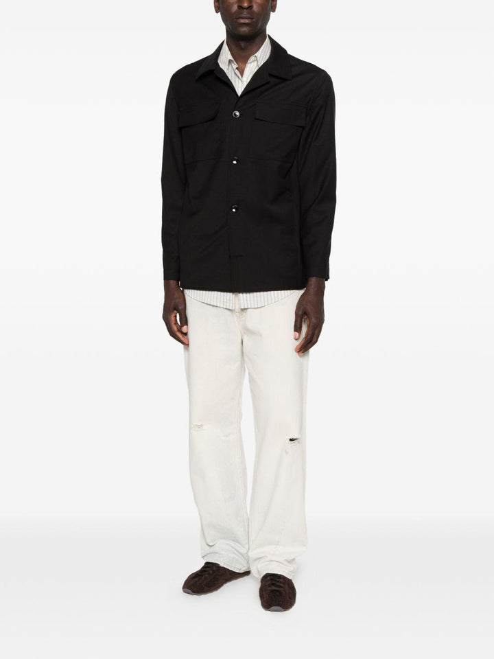 Overshirt James nera 