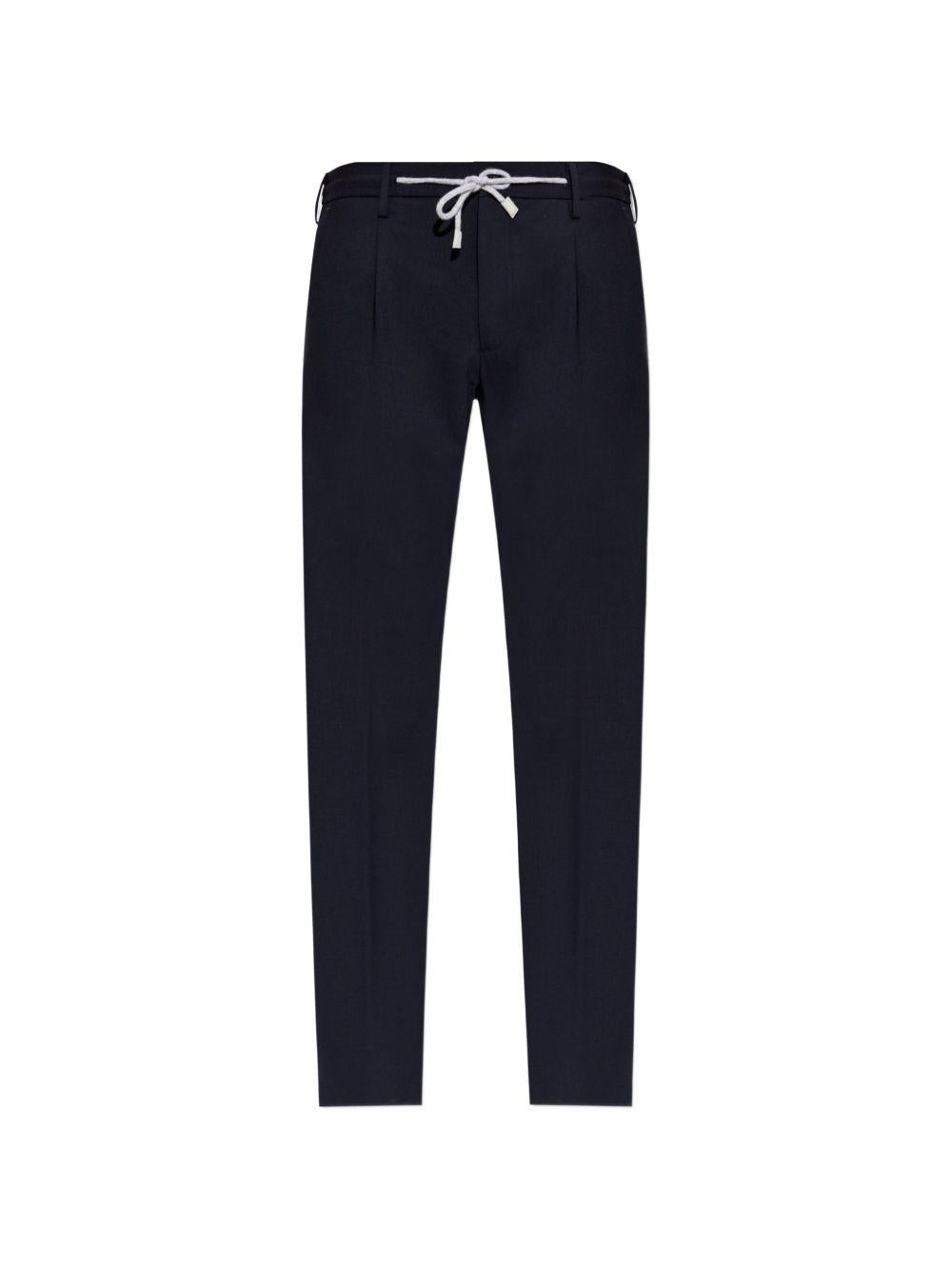Joggers con coulisse blu 
