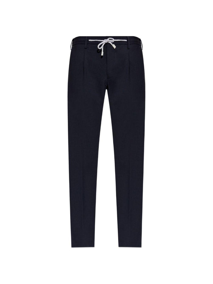 Joggers con coulisse blu 