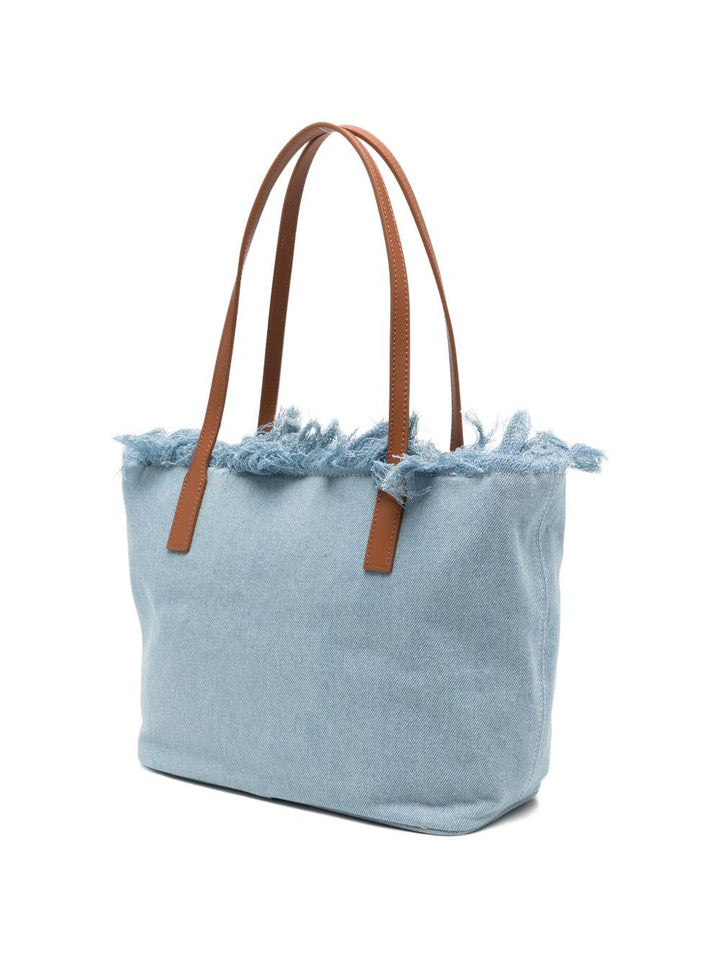 Borsa tote City con frange 