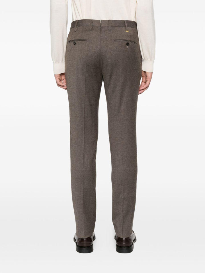Pantaloni marrone chiaro con tasche 