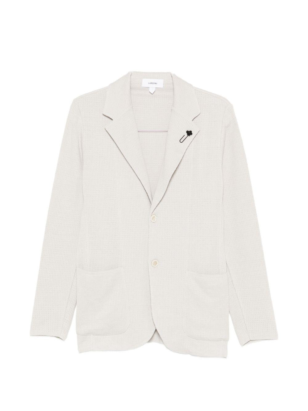 Blazer tasche applicate beige chiaro 