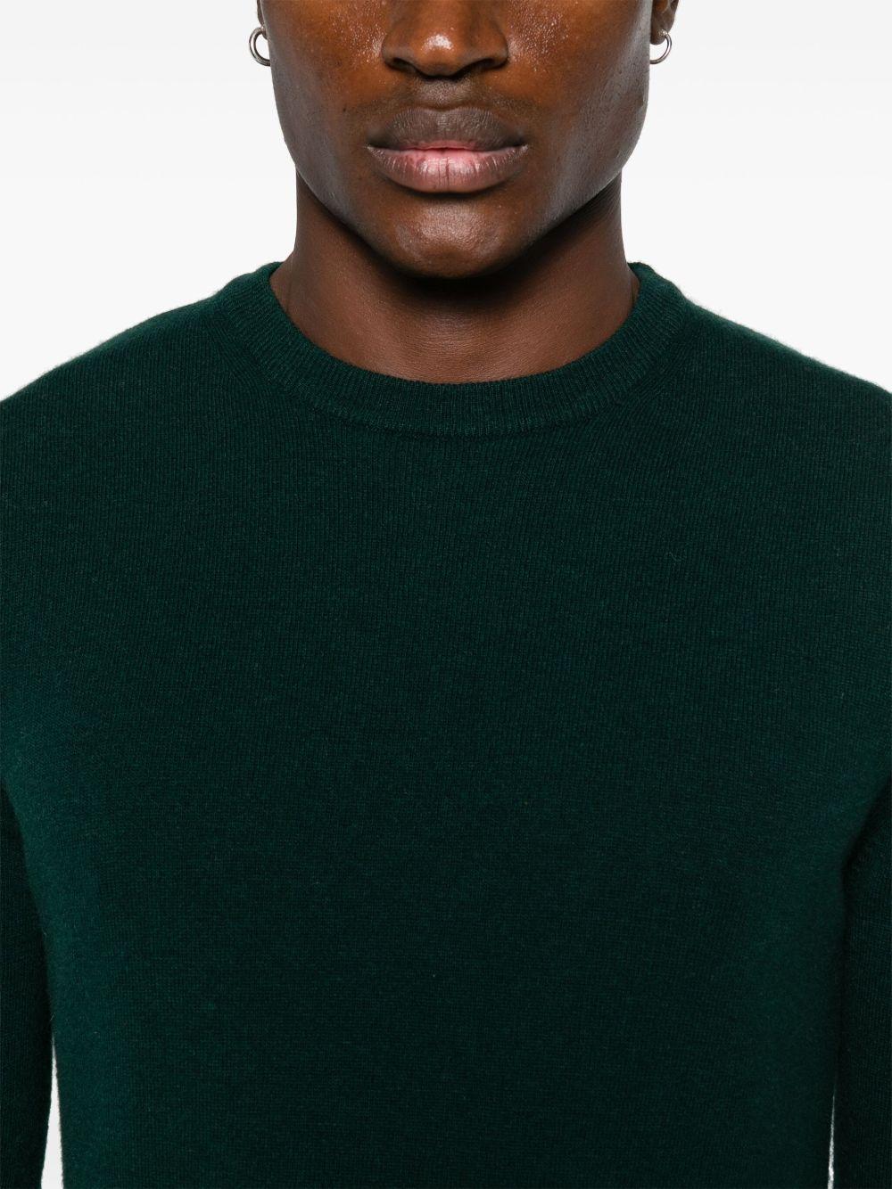 Maglione girocollo verde 