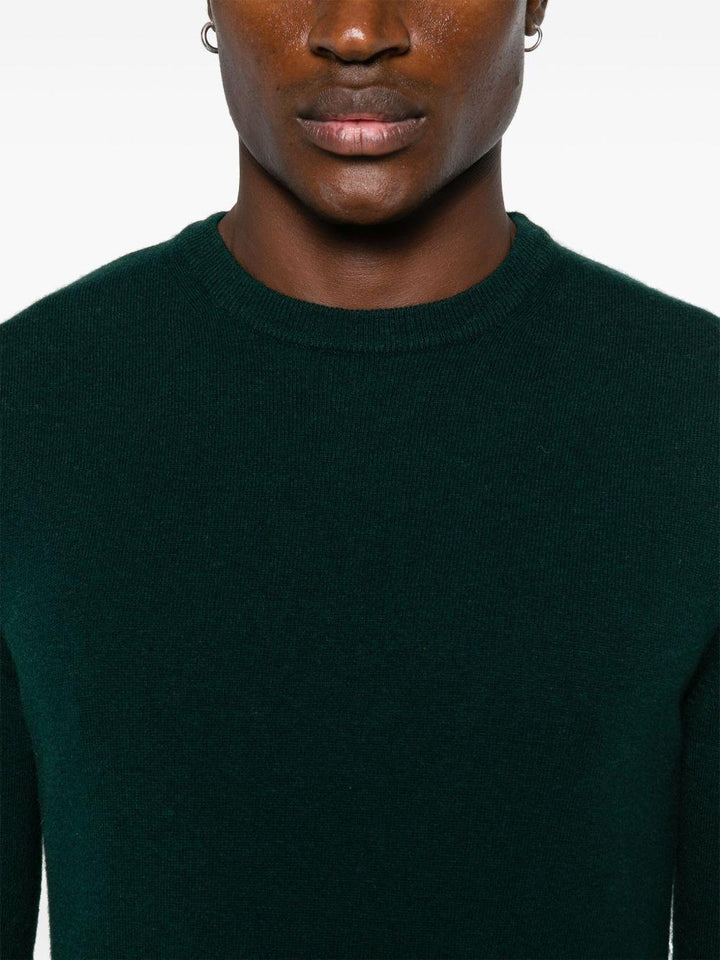 Maglione girocollo verde 
