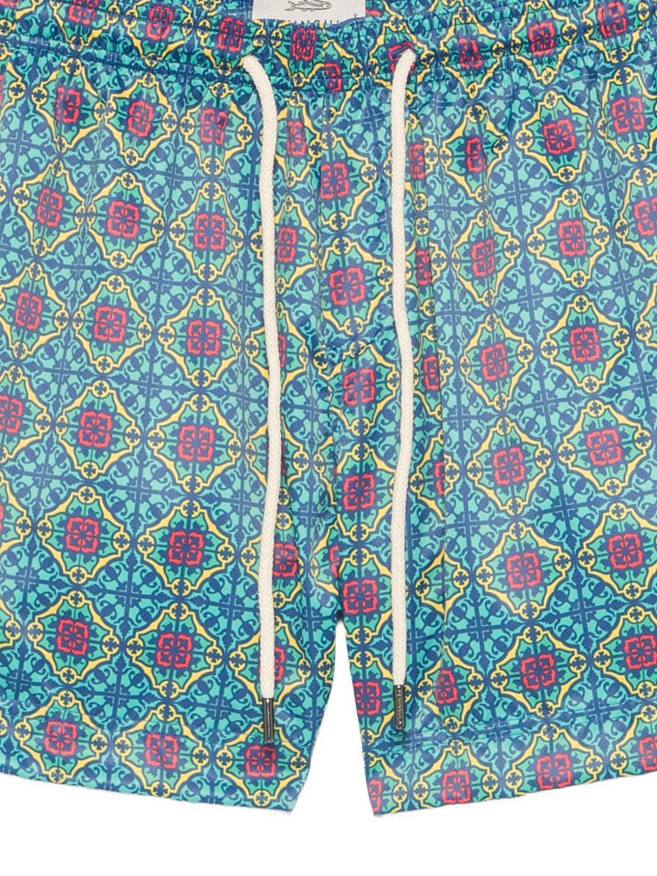 Costume da bagno Panarea con stampa geometrica 