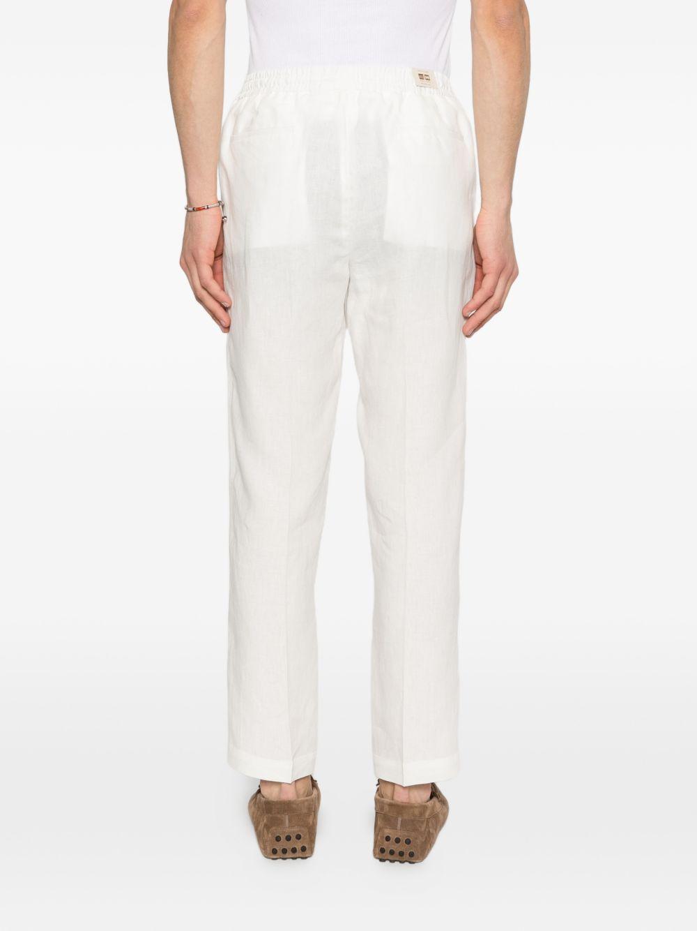 Pantaloni Wimbledons bianco con coulisse 