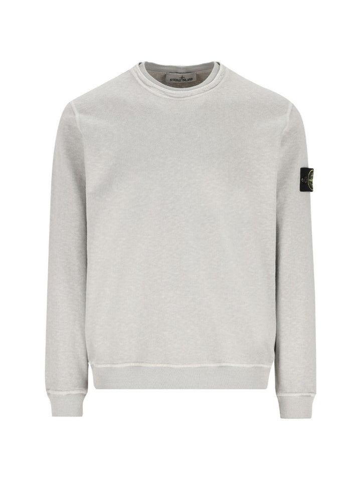 Felpa pearl girocollo con logo 