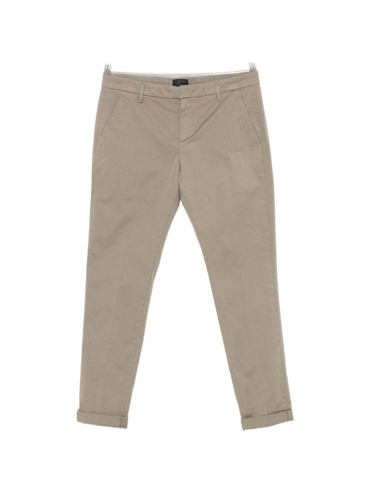 Pantaloni chino castoro a gamba affusolata 