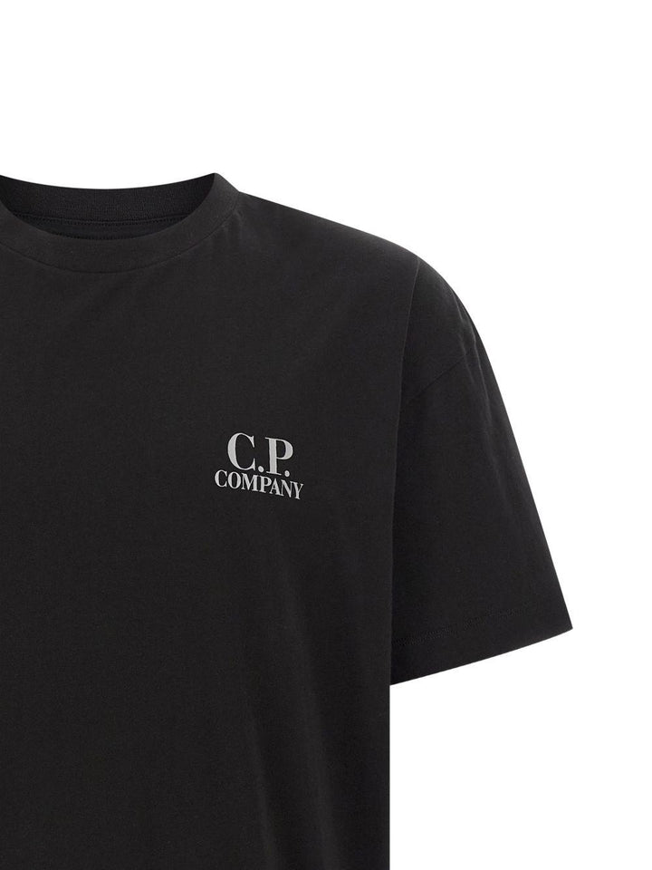T-shirt con logo nera 