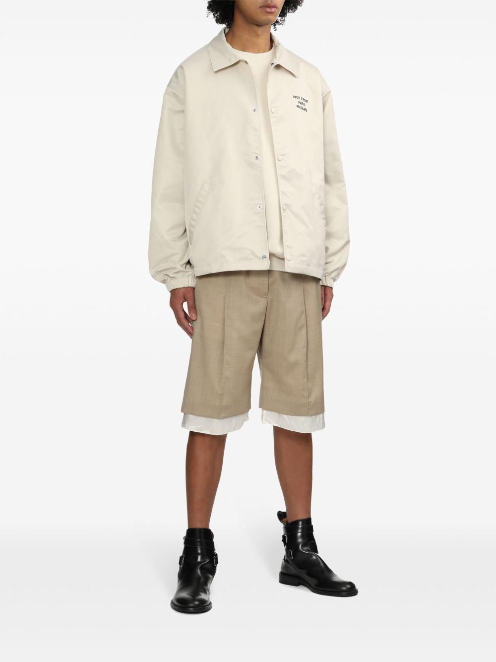 Bomber La Veste Slogan beige 