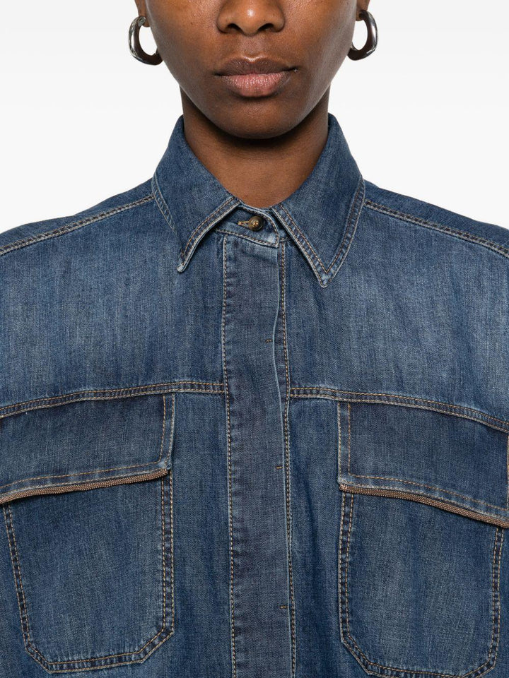 Camicia con tasche 