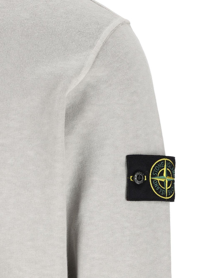 Felpa pearl girocollo con logo 