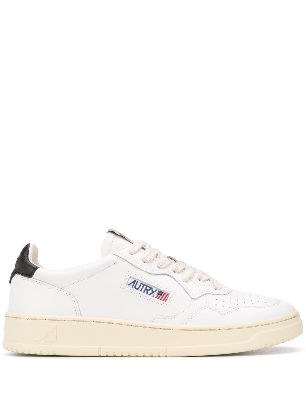 Sneakers Medalist low in pelle white/black 