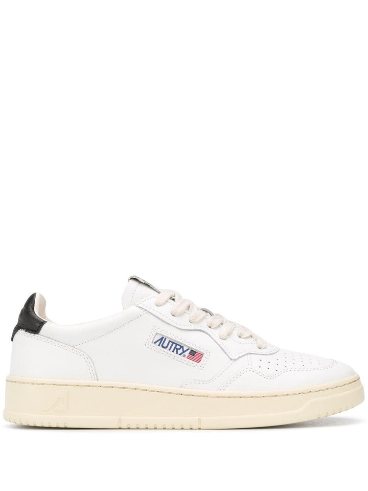 Sneakers Medalist low in pelle white/black 