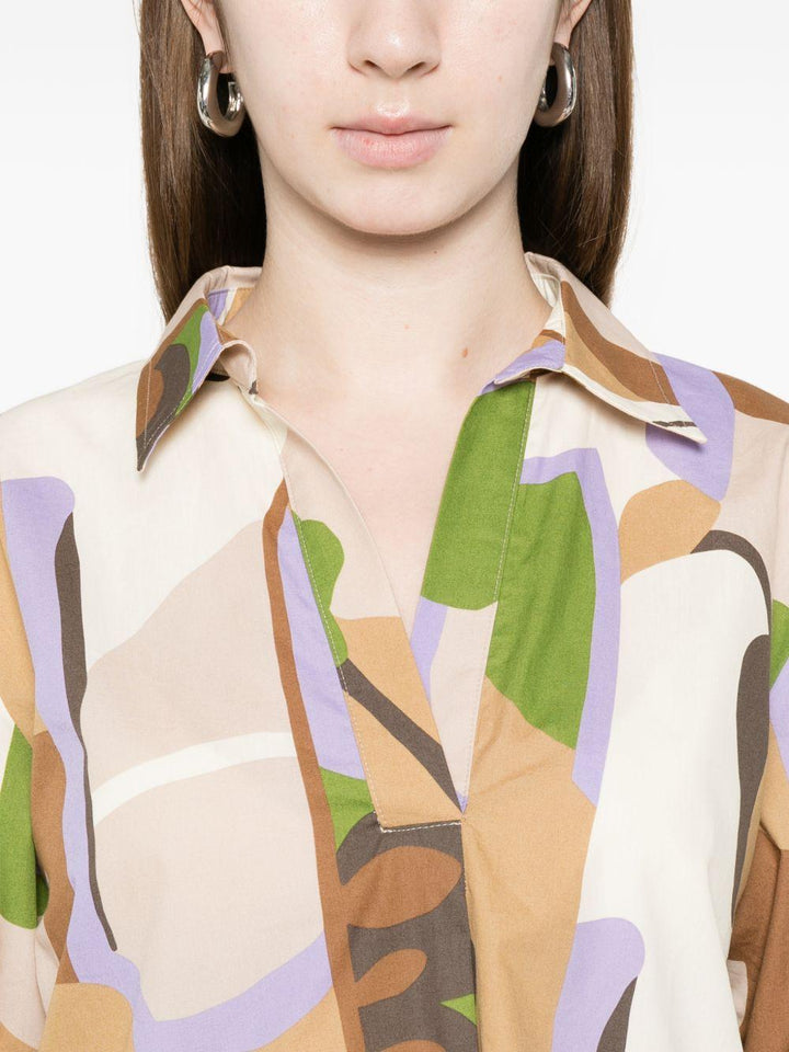 Camicia con stampa 