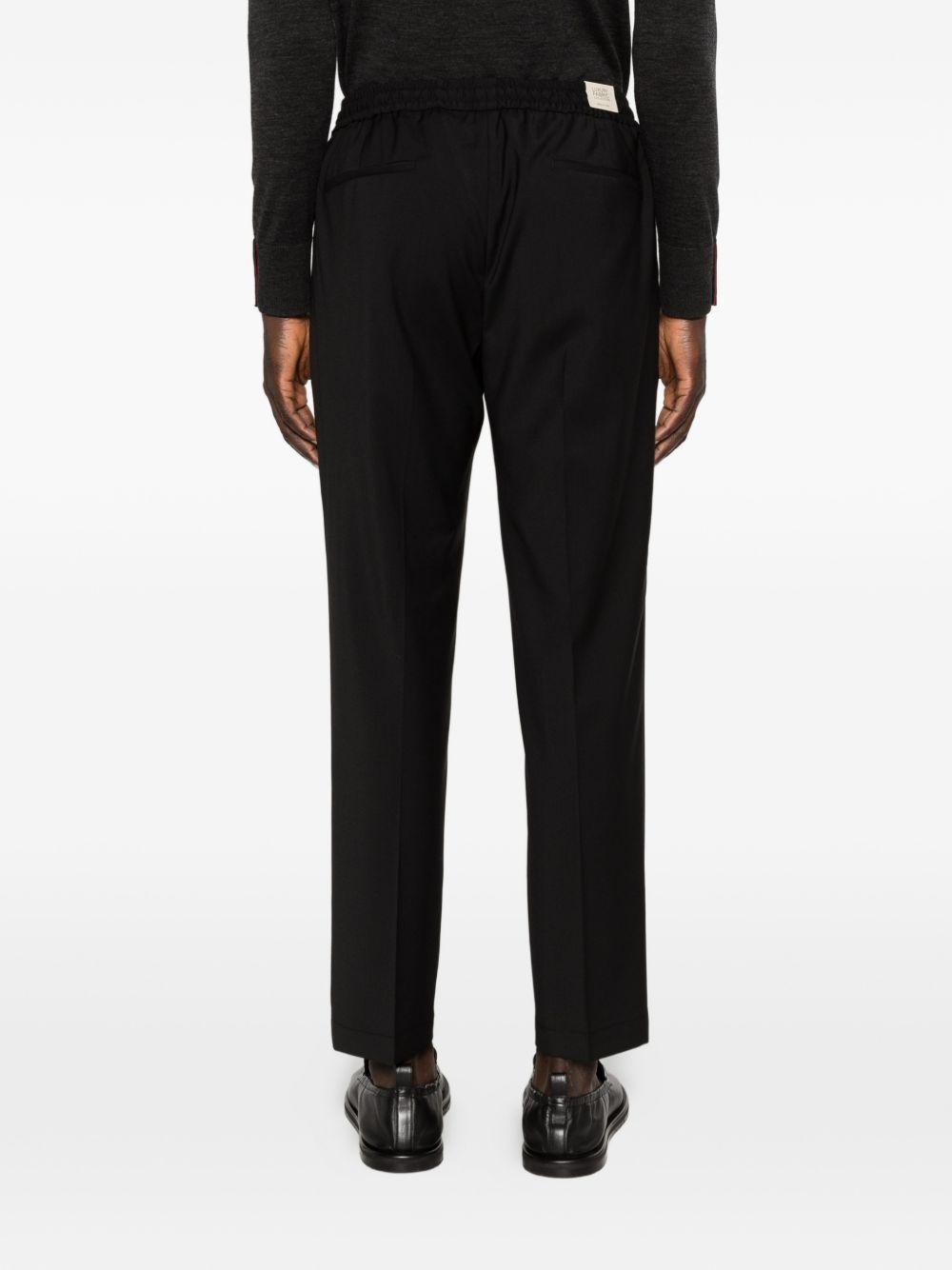 Pantaloni Wimbledons neri con coulisse 