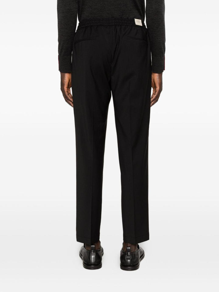 Pantaloni Wimbledons neri con coulisse 