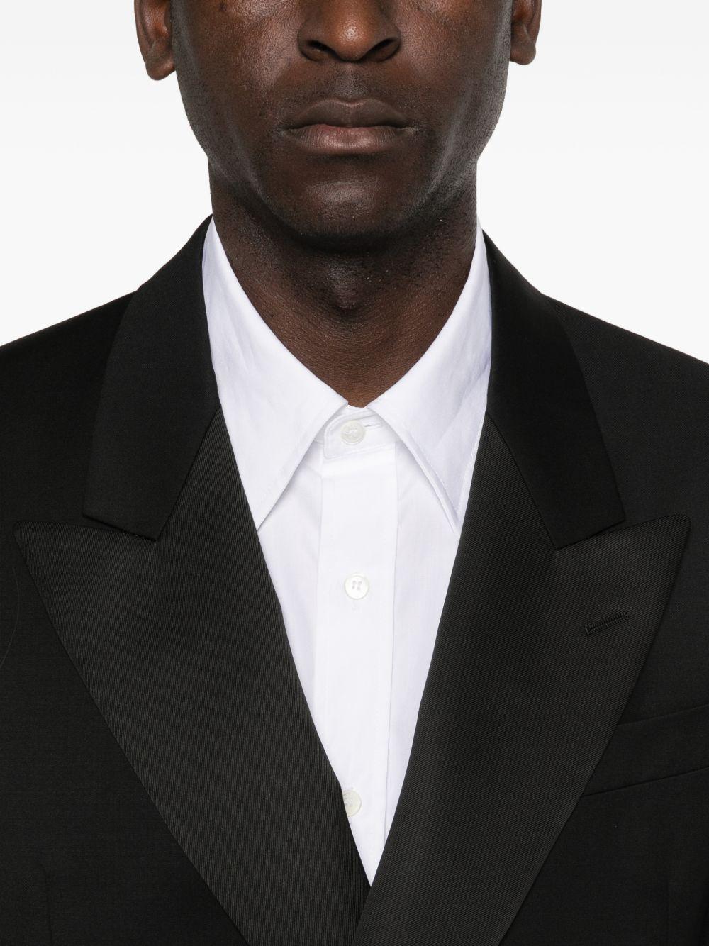 Blazer Smoking nero doppiopetto 