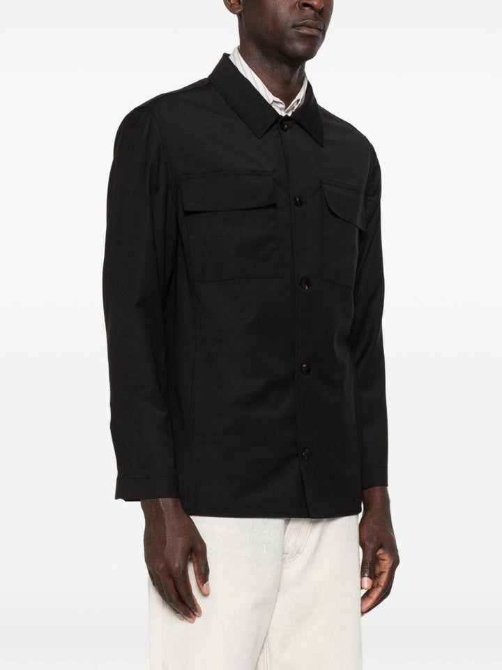 Overshirt James nera 