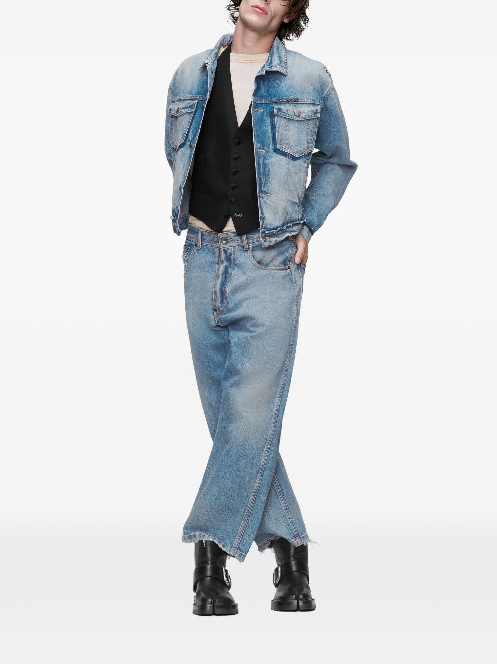 Giacca in denim blu 