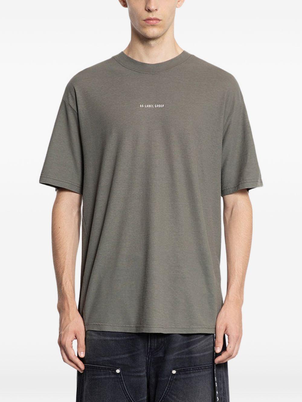 T-shirt jersey granito con stampa grafica 