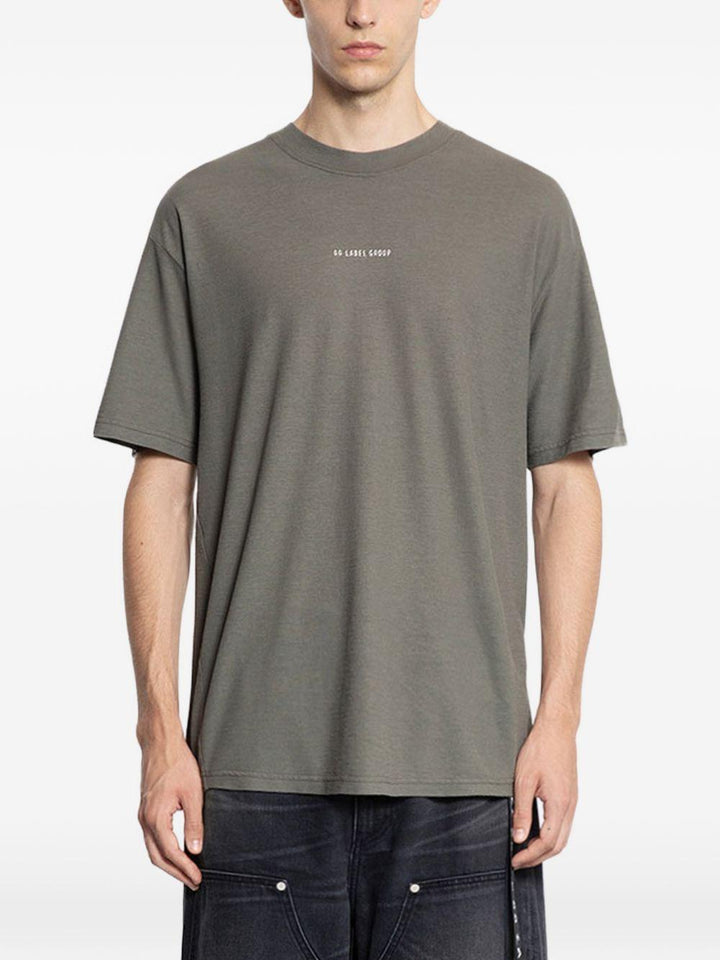 T-shirt jersey granito con stampa grafica 