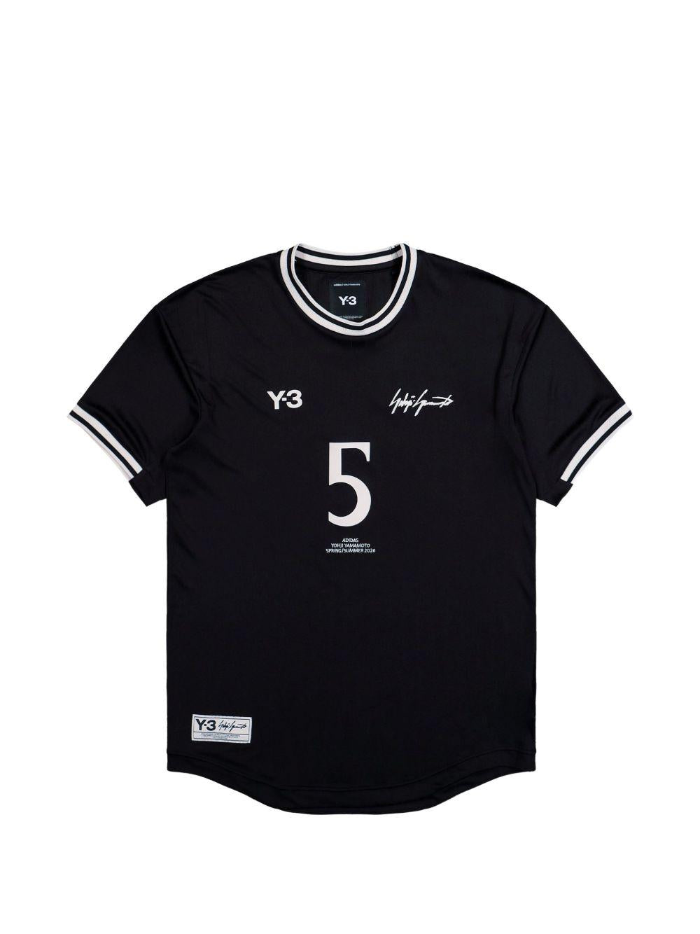 T-shirt nera Elite 5 football