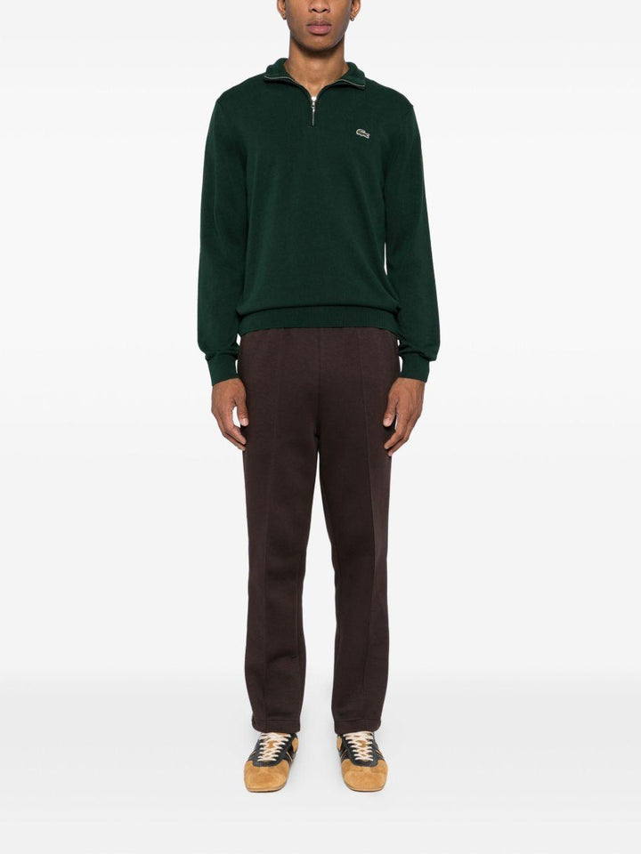 Cedar brown trousers with logo