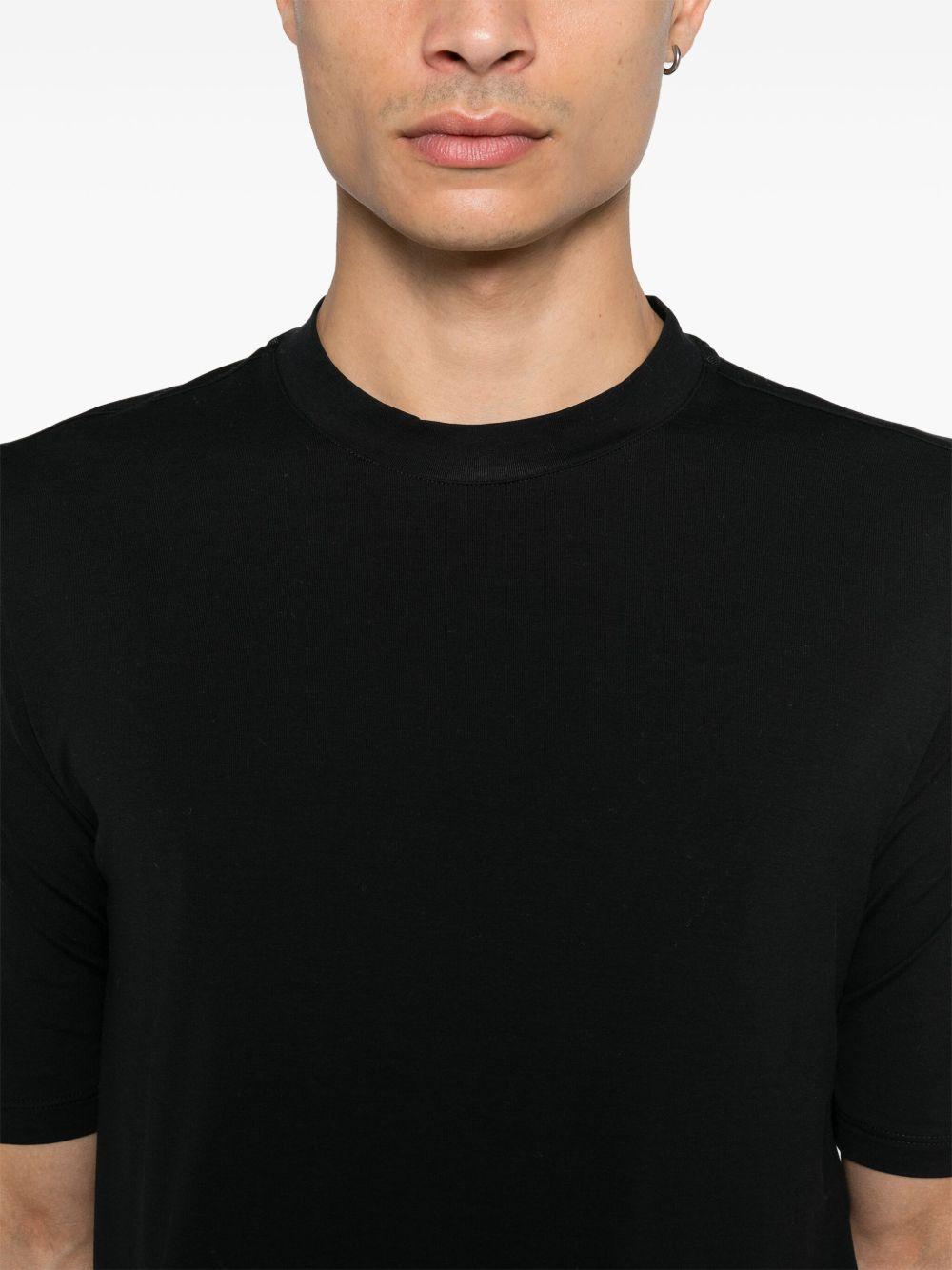T-shirt girocollo nero 