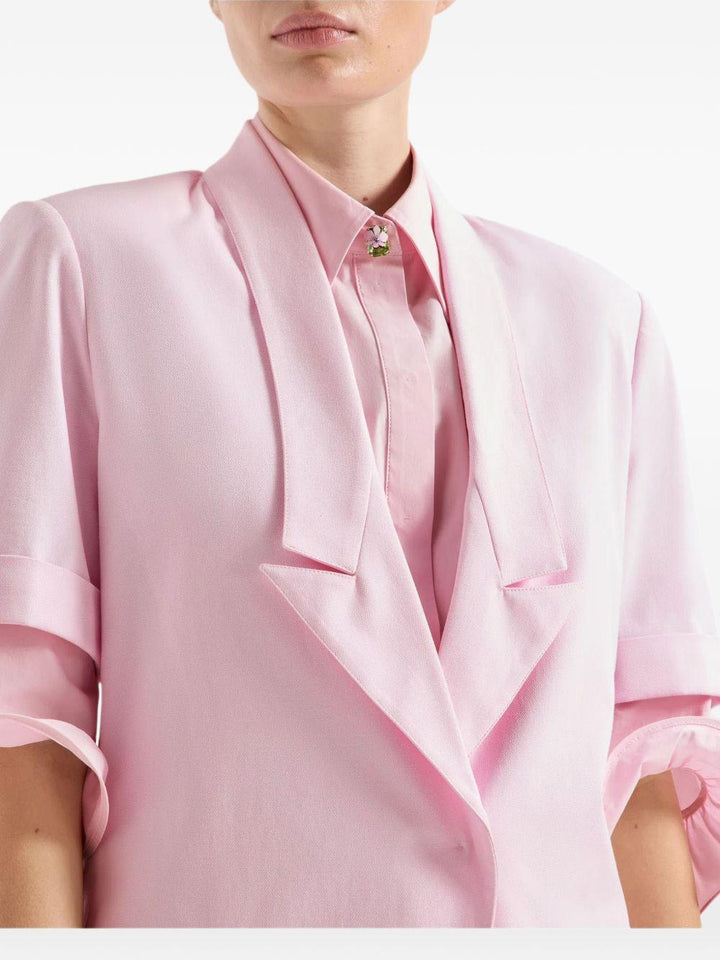 Blazer a maniche corte 