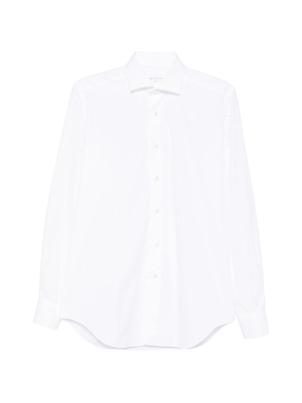 Camicia bianca con bottoni 