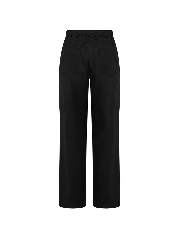 Pantaloni nero con ricamo 