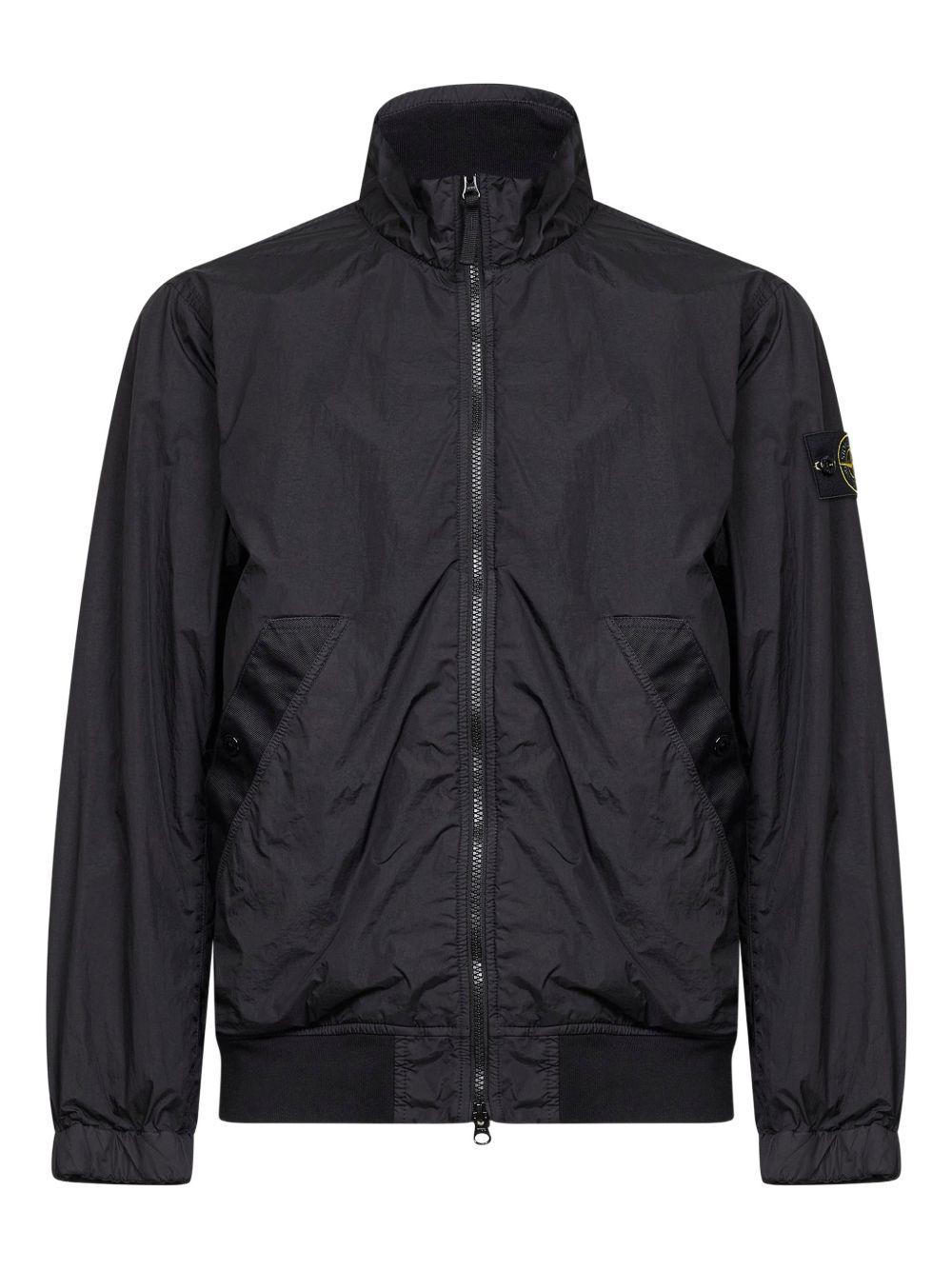 Giacca Crinkle Reps NY con dettaglio a coste nero 