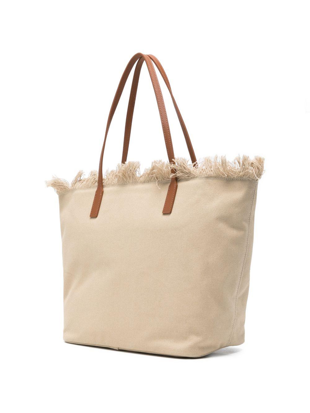 Borsa tote City con frange 