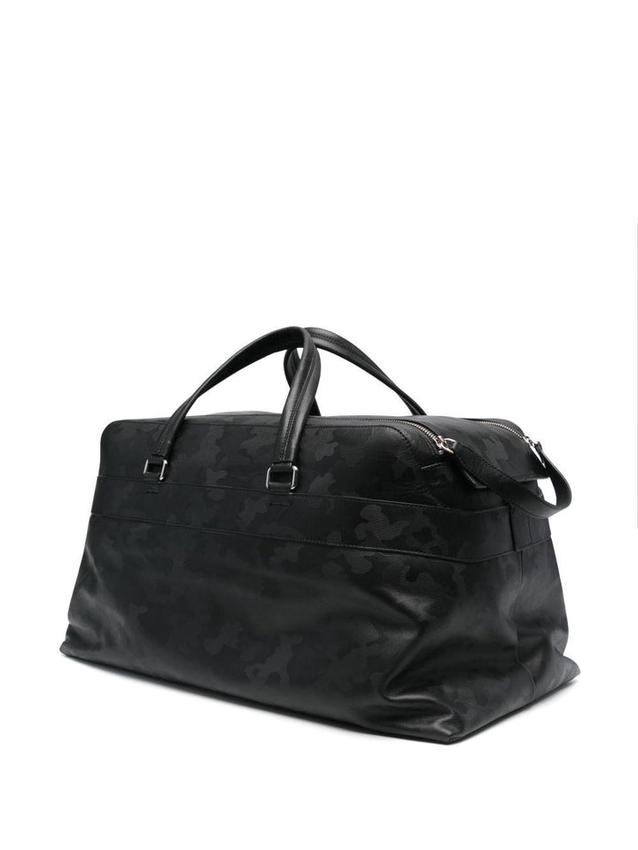Borsone nero in pelle 