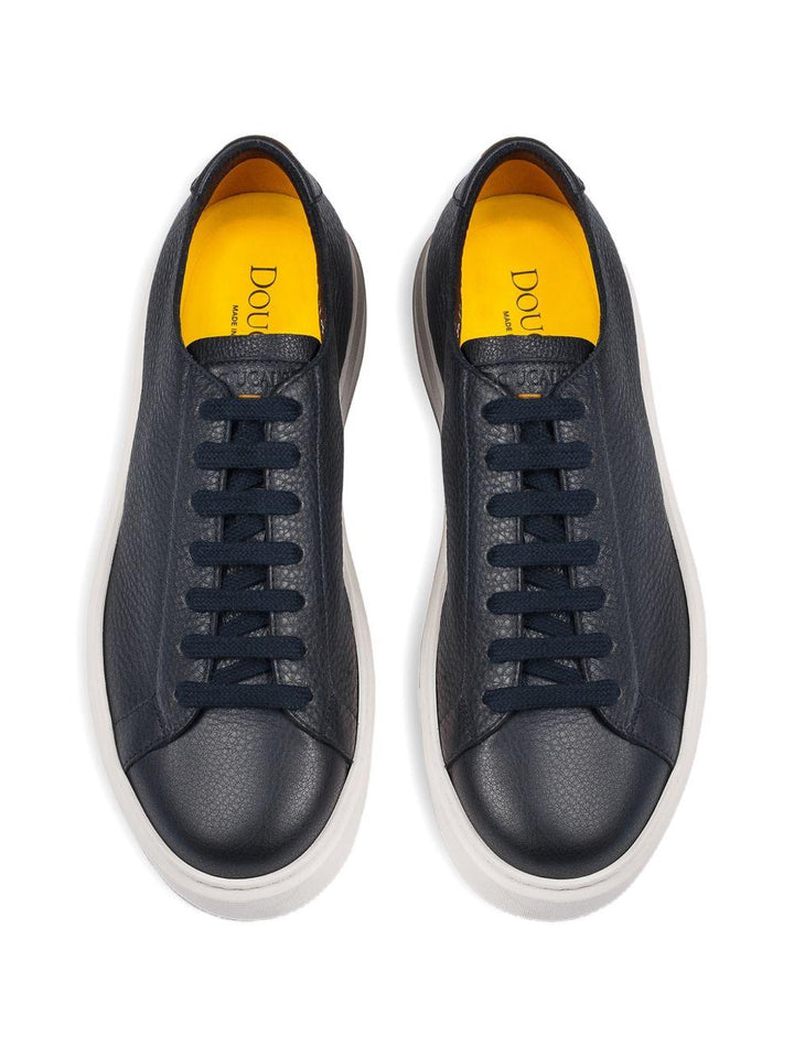 Sneakers abisso in pelle con lacci 